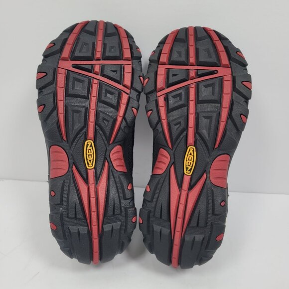 Keen Kid's Black Red Waterproof Hiking Shoes US Size 1 NWOT - Picture 7 of 8
